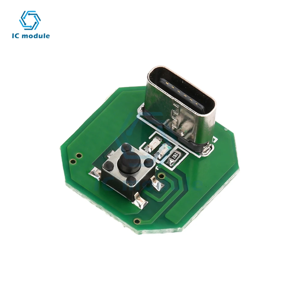 Flashlight Driver Board Circuit Board DIY Accessories Type-c Charging Port Charging and Discharging Integrated Module for 18650