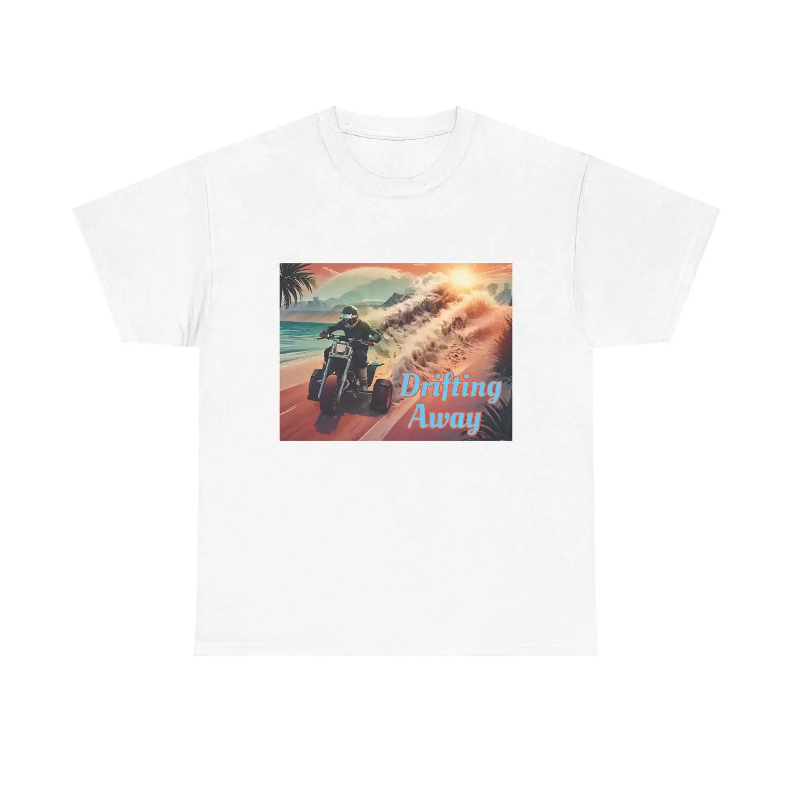 ATC ATV 3 wheeler Heavy Cotton T shirt vintage Washed Stylish Comfortable designer clothes Slightly fashion streetwear
