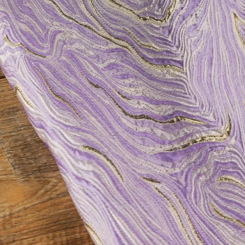 

Golden Thread Micro Light Brocade Jacquard Fabric for DIY Bag Fashion Clothing Design Fabrics By The Yard Cloth Material