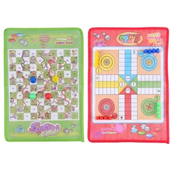 Kids Classic Flight Chess Game Ludo Chess Game Family Party Children Fun Board Game Toys Educational Toys for Children Fun Gifts