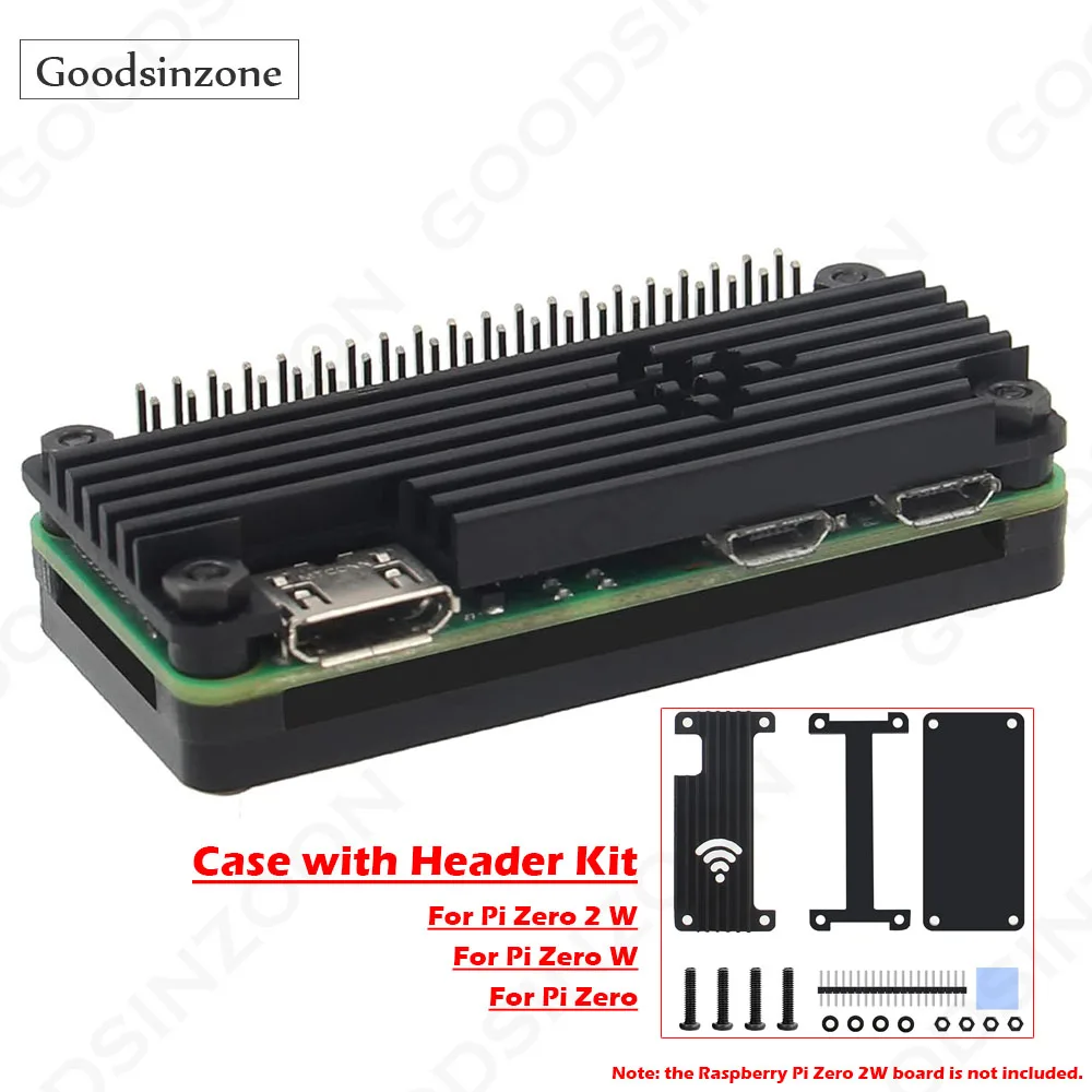 �y�Z�[�����zRaspberry Pi Zero 2W �A���~�j�E�� �q�[�g�V���N �P�[�X �L�b�g�A���j�o�[�T�� Raspberry Pi0 W |   2W |   �[�� - GPIO �w�b�_�[�t���p�b�V�u��p�V�F��