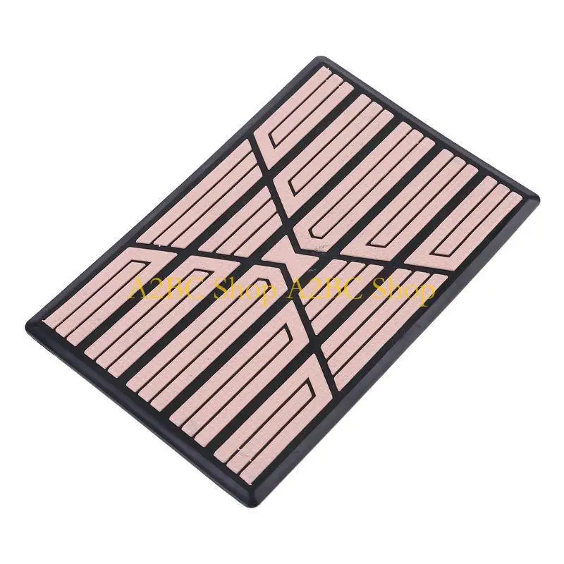 A2BC Car Vehicles Trucks Floor Carpet Mat Patch Heel Scuff Plate Foot Rest Pedal Pad