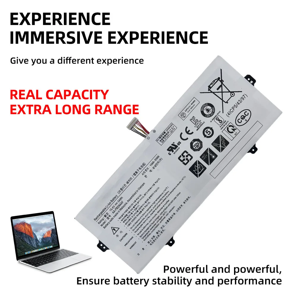 High Quality New Laptop Battery AA-PBSN4AF for Samsung Galaxy Book NP730QCJ NP730QDA NP930SBE-K01US NP930SBE NT930SBE NP730QCJ N