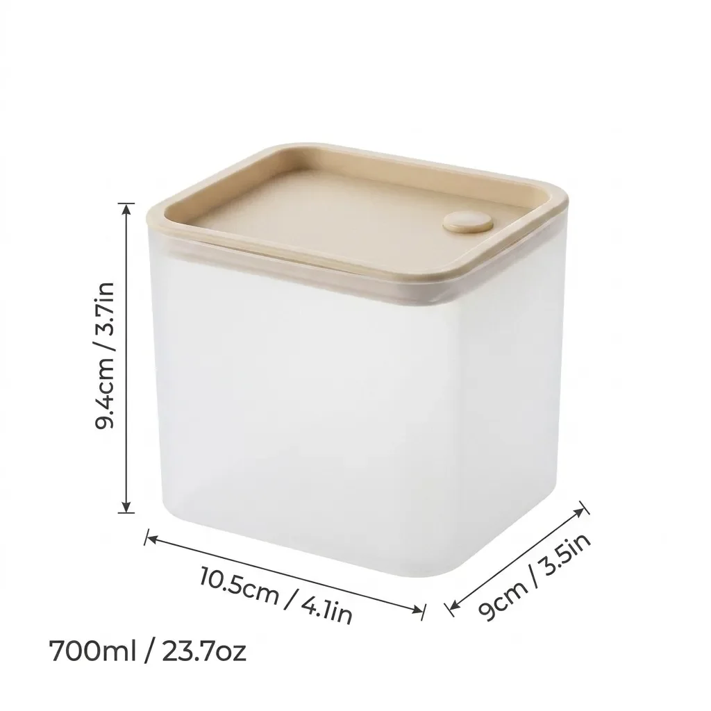Draagbare, herbruikbare, vierkante lunchbox van kunststof, ideaal voor kinderen en studenten, met een grote inhoud, lekvrij en geschikt voor gebruik in de magnetron.
