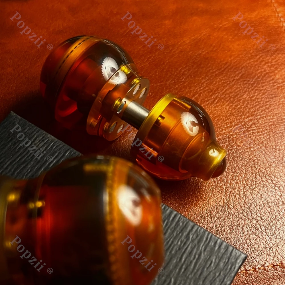HALOO PLAYER Calabash EDC Snap coin Fidgeting toys Fidget Spinner Fingertip Gyro Office Stress Relief Gadgets Anxiety Toys