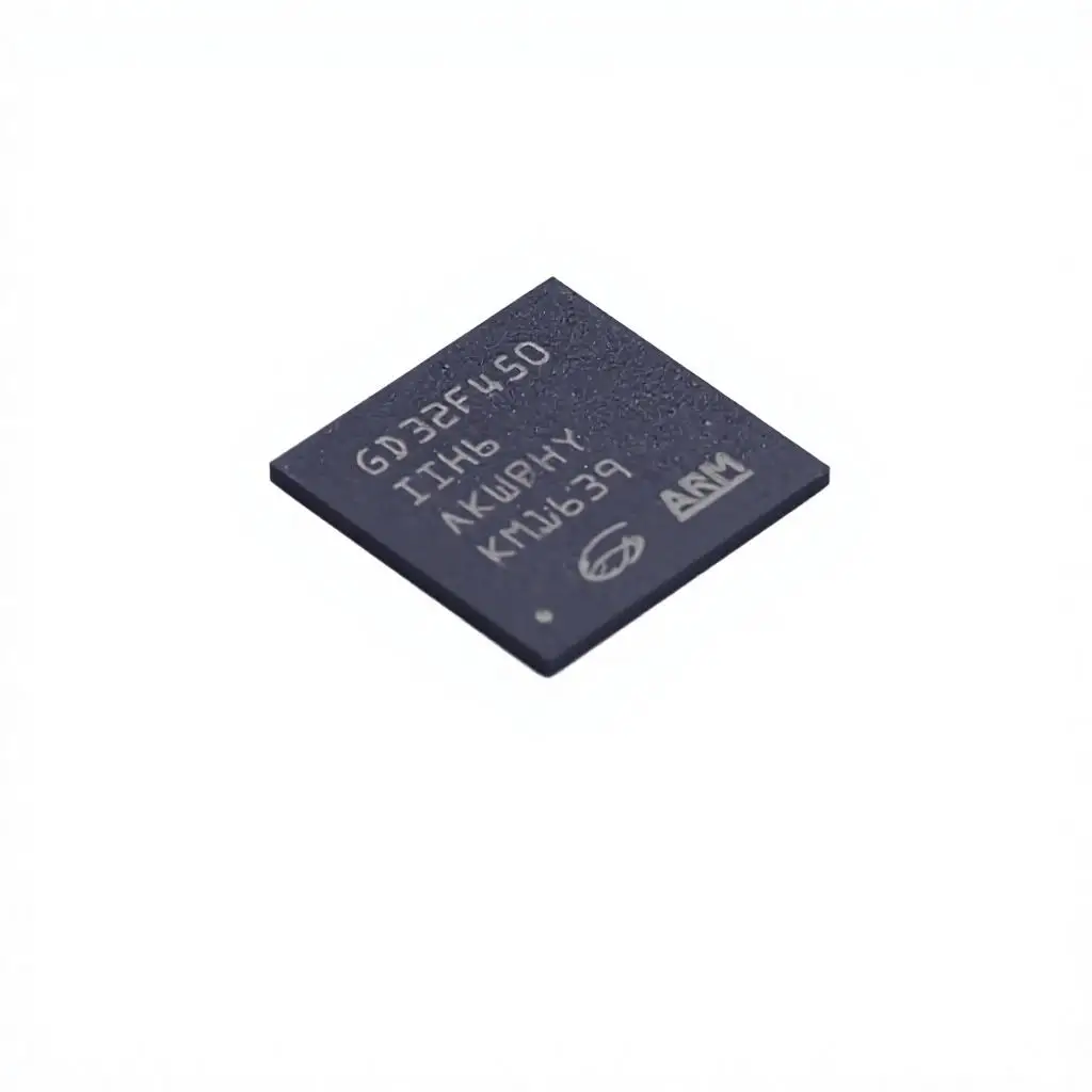1Pcs New original GD32F450IIH6 GD32F450 GD32 ARM-M4 200MHz 140 BGA-176(10x10) Microcontrollers