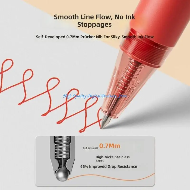 U2JE 6Pcs Acrylic Gel Inks Pen 0.7mm Colorful Retractable Gel Pen For Artist Student Travel Journaling Sketching Art Drawing
