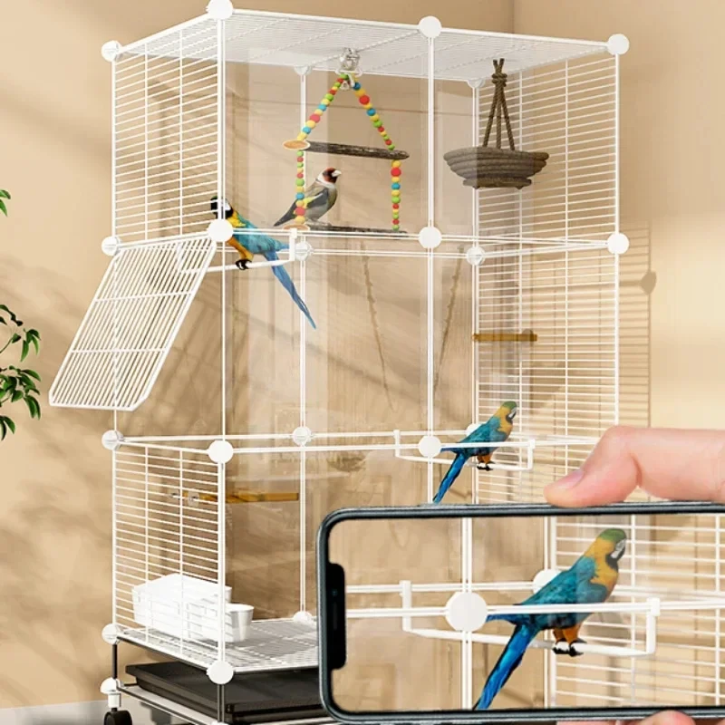 Special Canary Bird Cages Parrot Budgie Outdoors Portable Large Bird Cages Luxury Park Breeding Gaiolas Birds Supplies