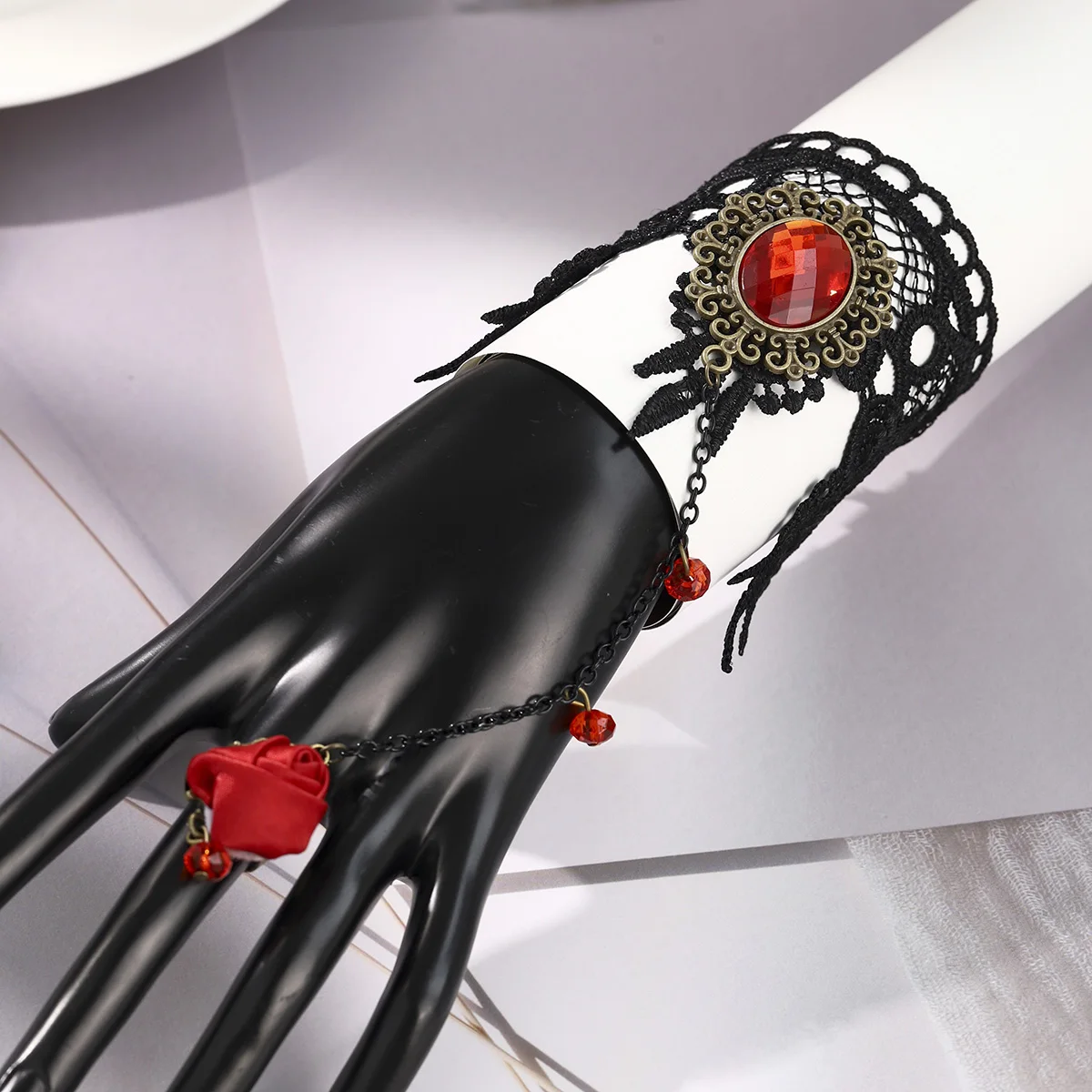 Red Rose Flower Rin… - image