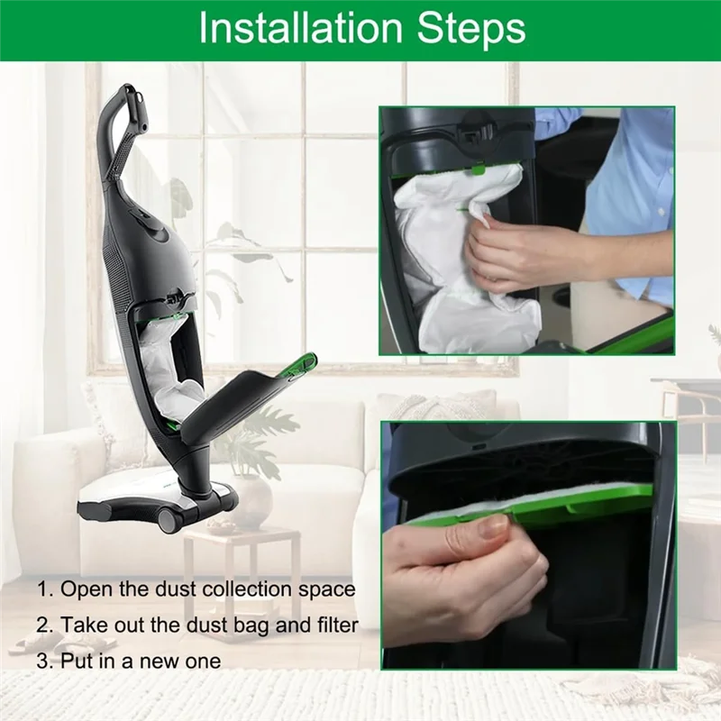 10 PCS Filter And 2PCS Filters, For Kobold VK200 FP200 Filters, Premium Allergiker Geeignet, For VK200 Filters SALES