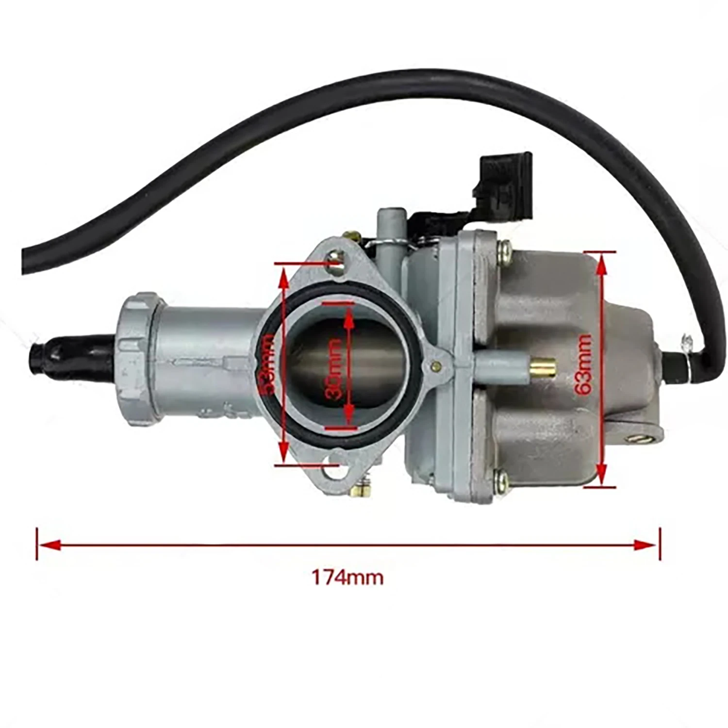 1PC Motorcycles Carburetors 26mm Intake Mount E01010067 For Italika Dm200 Motorcycle Accessories Parts