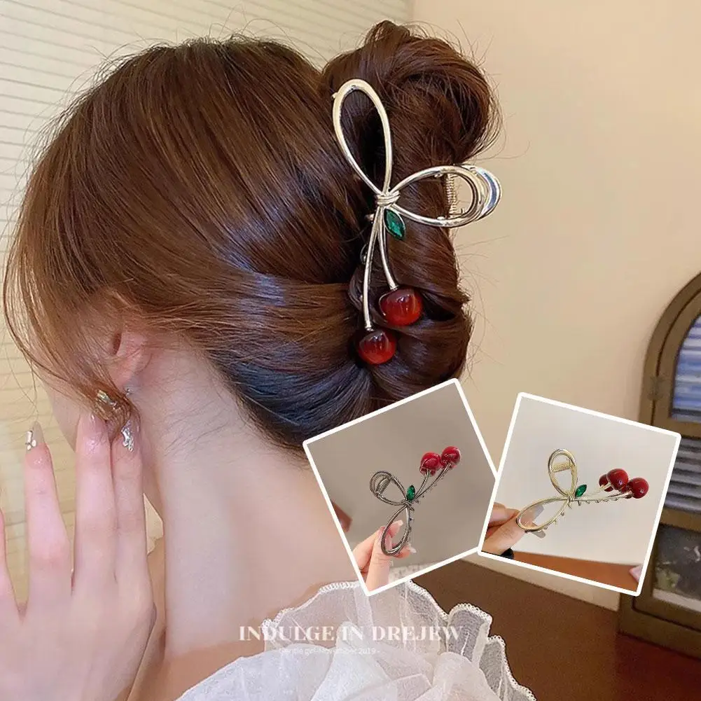 Korean Style Fruit Hair Claw Clips Women Colorful Cute Elegant Summer Hairpins Fashion Headwear Hair Accessories Female