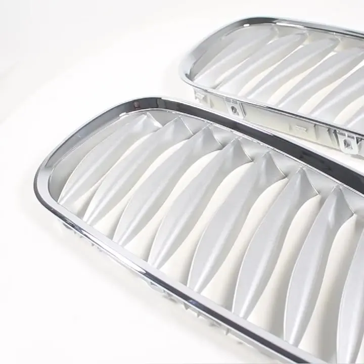 For BMW Z4 E85 E86 2003-2008 Front Hood Kidney Bumper Racing Grille Mesh Single Line Style Grill Car Replacement Accessories view 6