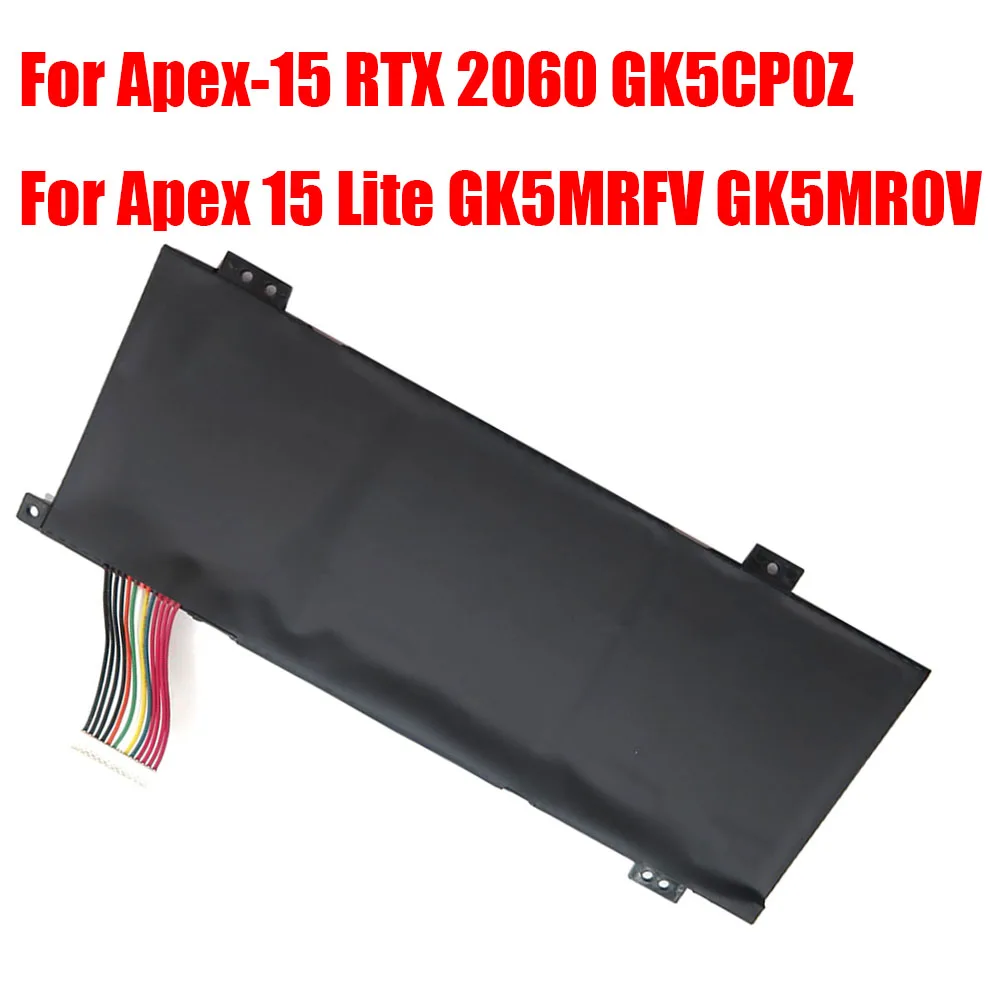 

GK5MRFV GK5MR0V Laptop Battery For Aftershock For Apex-15 RTX 2060 GK5CP0Z / 15 Lite 11.4V 4100mAh 46.74WH