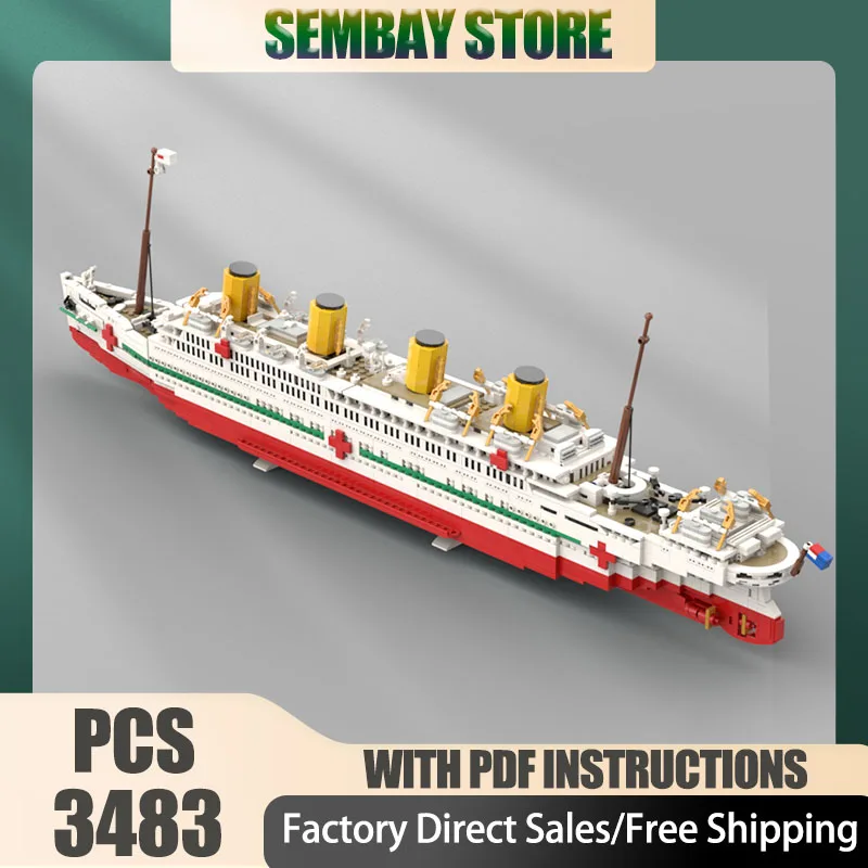 

Модель военного корабля Moc, строительный кирпич, модульная модель британской лодки, технологические блоки, рождественские игрушки «сделай сам», строительный набор, подарки