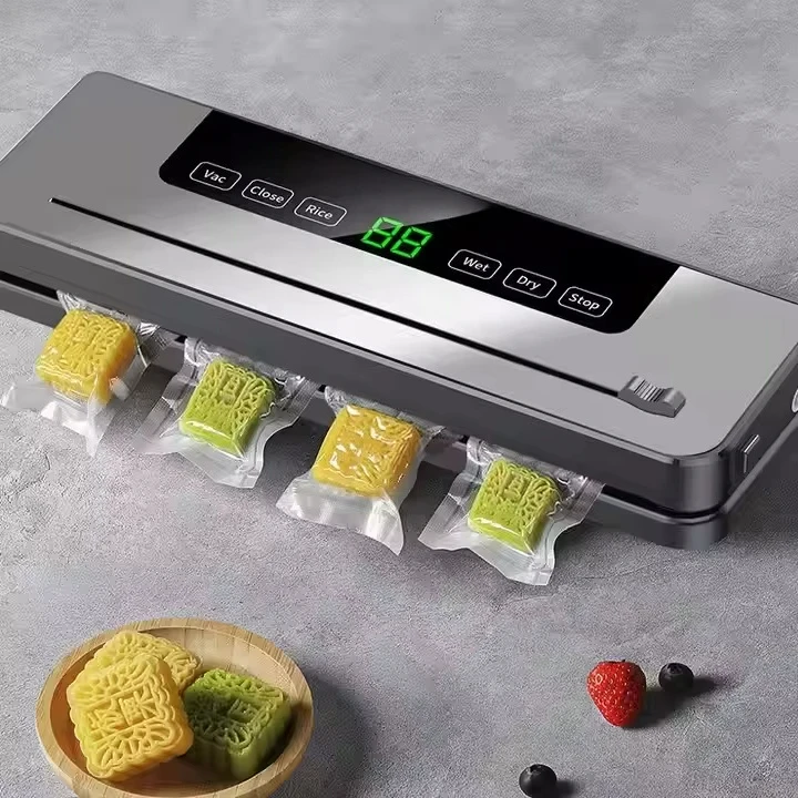 

Electric Vacuum Sealer Dry/Wet Food Packaging Vacuum Sealing Bag Kitchen Food Storage Vacuum Packaging Machine