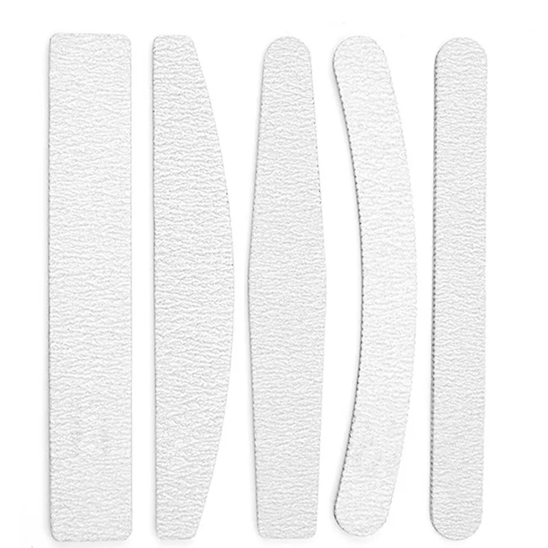 Sandpaper Nail File Lime 100/180 Double Side Sanding Buffer Block Grey Nails Files For UV Gel Polish Accessories Tool