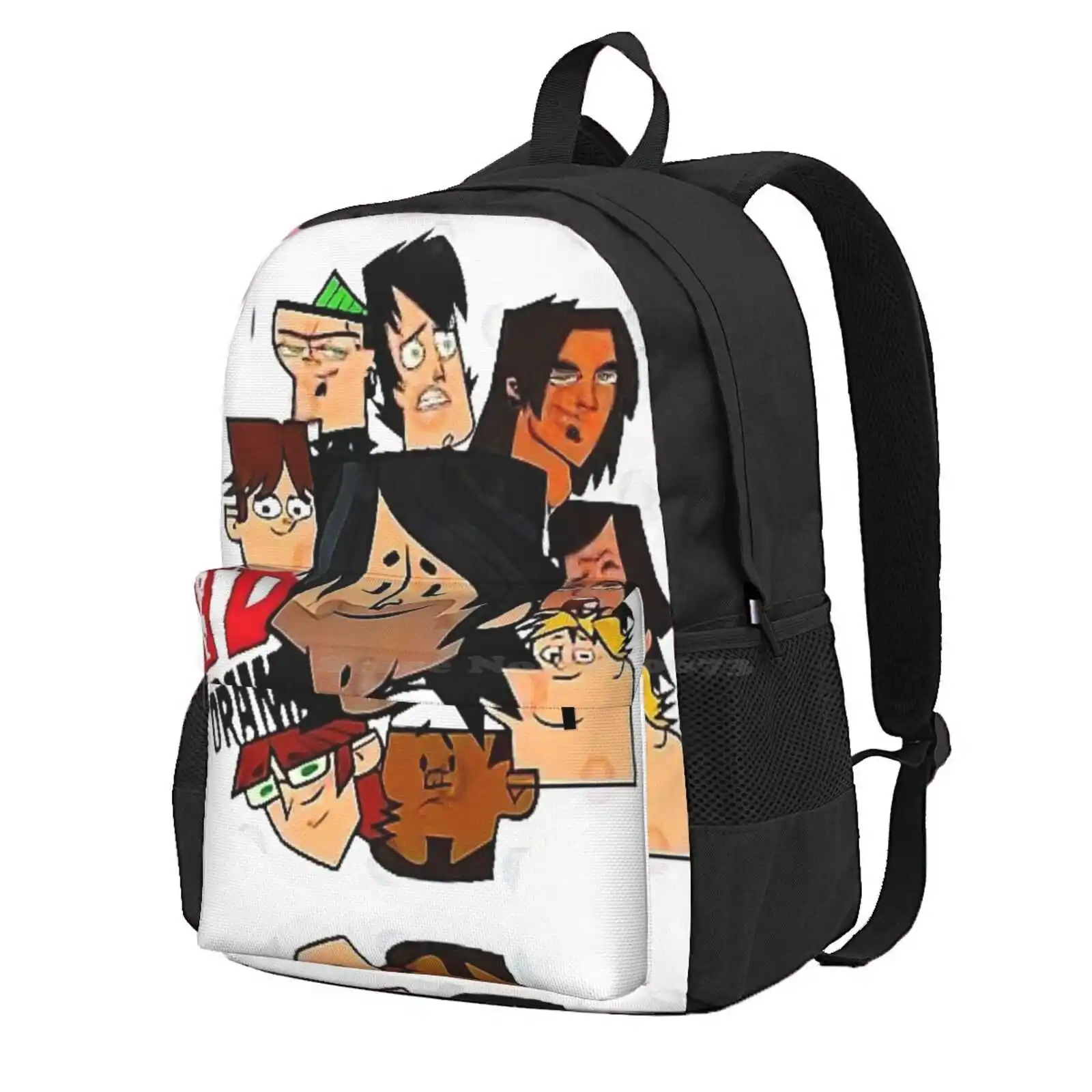 

Total Drama Island Cartoon Characters Hot Sale Schoolbag Backpack Fashion Bags Island World Tour Cartoon Canada Canadian Tv