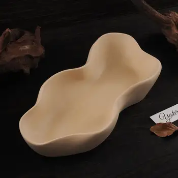 Silikonová forma na betonovou nádobu na svíčky, DIY sádrový cement, nepravidelná miska na svíčky, úložný talíř, silikonová pryskyřičná forma pro domácí dekoraci 10 nejlepší prodej silikonové formy na sádru - №2