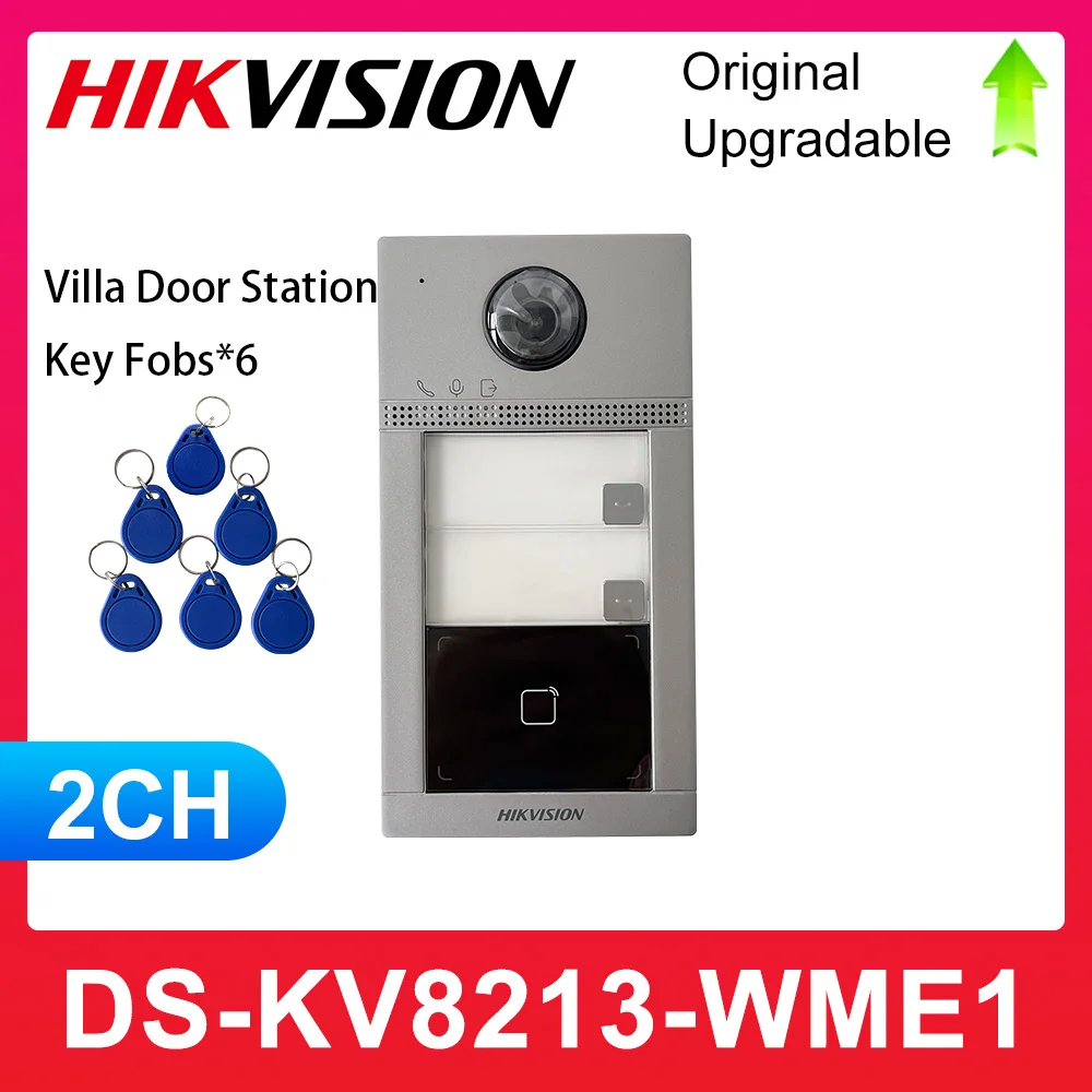HIKVISION IP Video Intercom Door Station DS-KV8113-WME1(C) Surfarce Flush Mounted Support PoE DS-KV8213-WME1(C) DS-KV8413-WME1 C