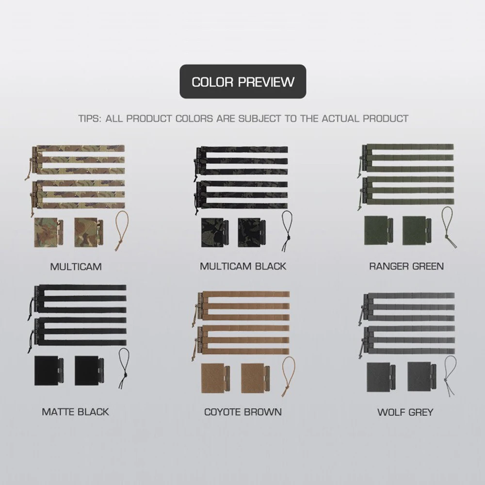 التكتيكية لوحة الناقل مولي حزام خصر Cummerbund مع مشبك الإفراج السريع ل JPC AVS SPC قوس الادسنس سترة صيد الناقل