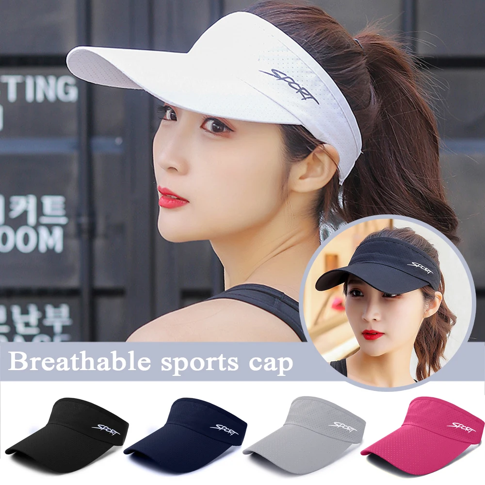 Golf Cap Running Sunscreen Cap Empty Top Hat For Women Sun Hat Outdoor Sports Hats Sweat-absorbing Adjustable Sunshade Caps 여성모자