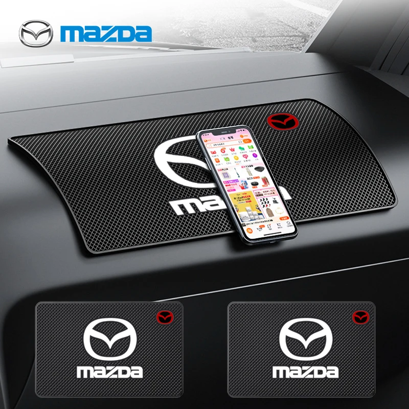 Car Silicagel Anti-Slip Mat Dashboard Phone Sun Glasses Non-slip Pad For Mazda CX MX5 CX30 RX8 Miata Atenza Axela Accessories