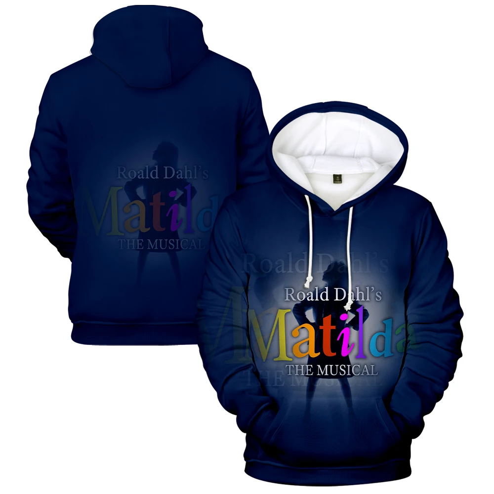 Roald Dahl 'S Matilda De Muzikale Film Hoodie Lange Mouw Man Sweatshirt Harajuku Streetwear Casual Stijl 3d Kleding