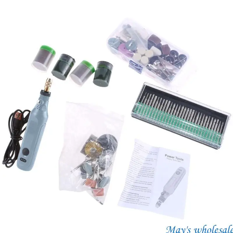 Rotary Tool 3.7V Rotary Tool Cordless,Rotary Tool Accessories Variable Speed Grinder Tool for Cutting Sanding Carving 448A
