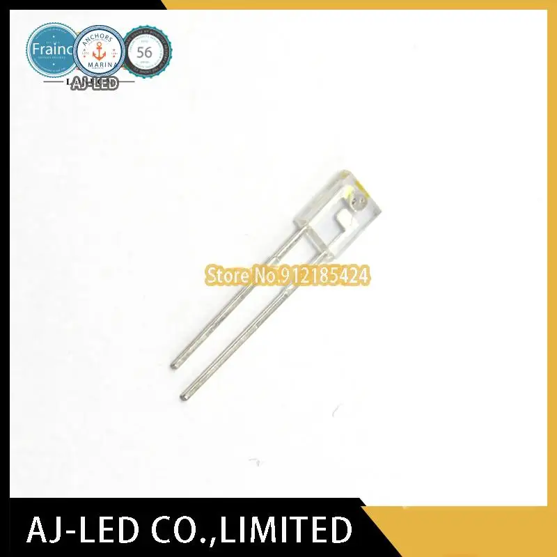 50 قطعة/الوحدة LTE-302P1 الأشعة تحت الحمراء الباعثة للضوء الطول الموجي 940nm الجانب DIP2 زاوية الساق القصيرة ± 40 °   جديد