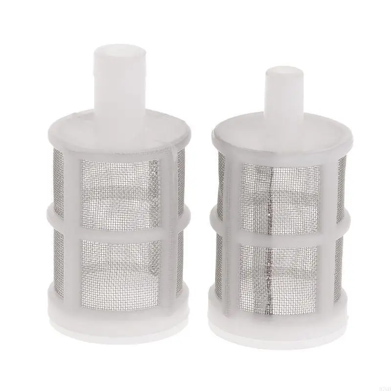 97QD Aquarium Water Filters Stainless Steel Micro Mesh Cover Fish for Tank Filte