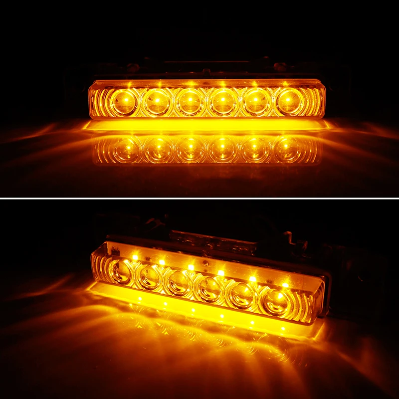 5pcs Car LED Front Raised Cab Roof Top Clearance Marker Lights Running Light For Volvo 2004 VN/2003-2020 VNL Truck