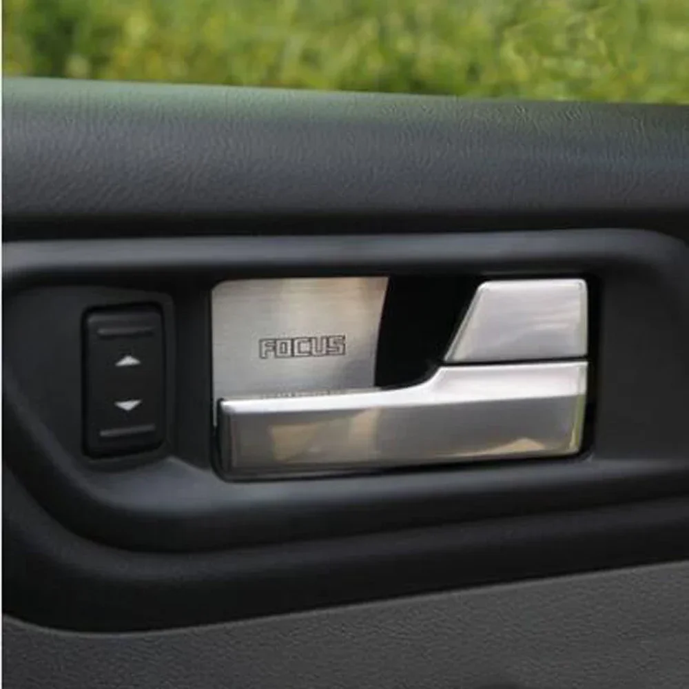 For Ford Focus 2 mk2 2005-2015 sedan hatchback Stainless Steel Door Handle Bowl Trim case car accessories