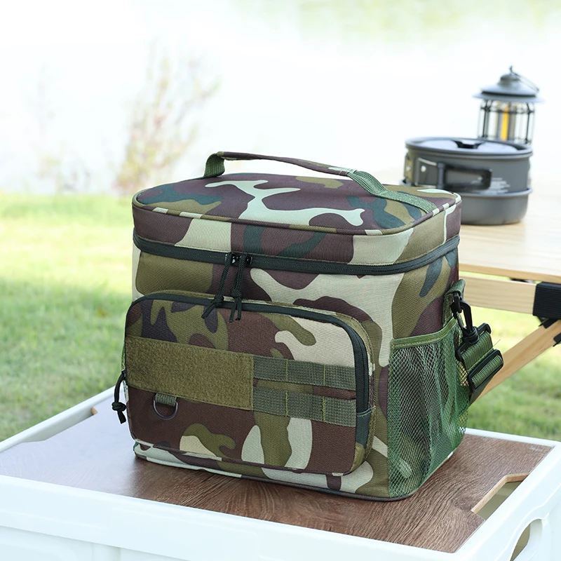Taktische Thermo-Kühltasche mit hoher Kapazität, isolierte Lunchbox für den Außenbereich, auslaufsicher, isolierte, langlebige Lunchtasche für Männer, Mahlzeit ca – Detail 18
