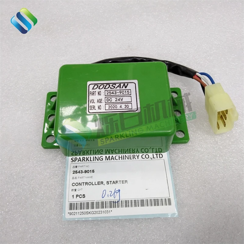 SKGM 2543-9015 DX140W DH220LC Excavator Spare Parts Wiper Timer Relay 2543-9015