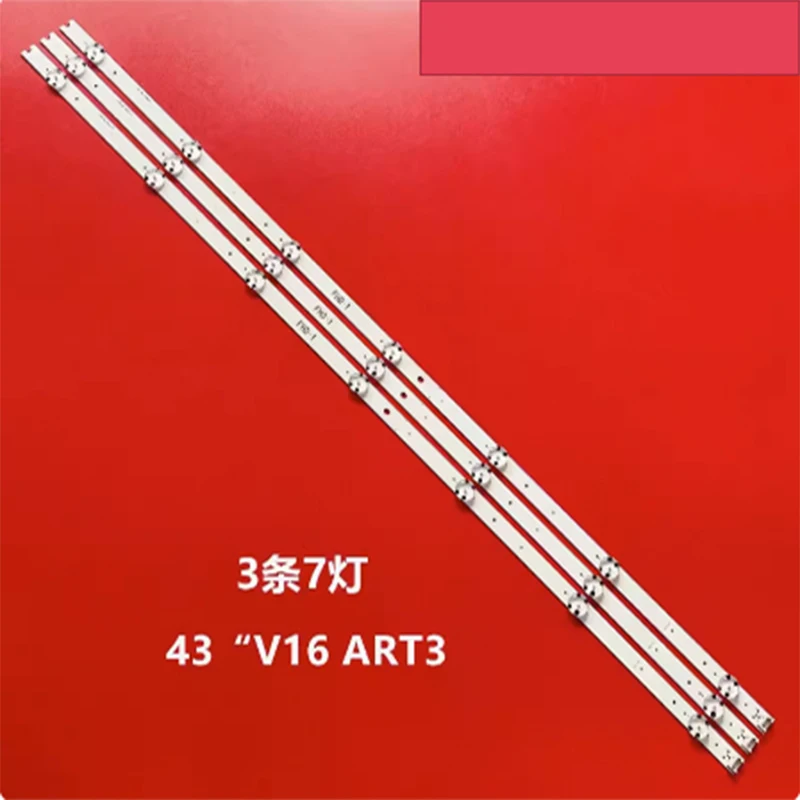 

7lamps 43" V16 ART3 2550 REV2.1 2 LED Strip Light For LG 43LW340C-DO BUSWLJR 43LH6000- -UB 43LW540S-DO BUSWLJ 6916L-2550A