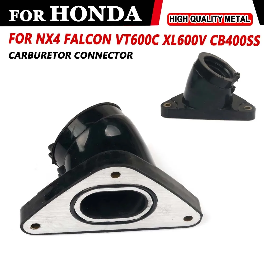 Carburetor Connector for Honda CB400SS NX4 Falcon VT600C XL600V CB 400 VT XL 600 Carburetor Rubber Adapter Inlet Intake Pipe