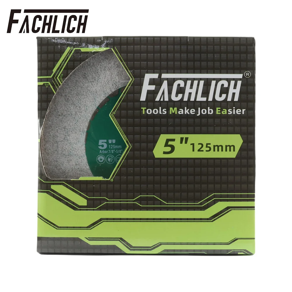 FACHLICH 1pc 115/125mm Diamond Cutting Disc Grinding Plate Double-sided Ceramic Tile Granite Saw Blade 4.5inch 5inch Cut Plate