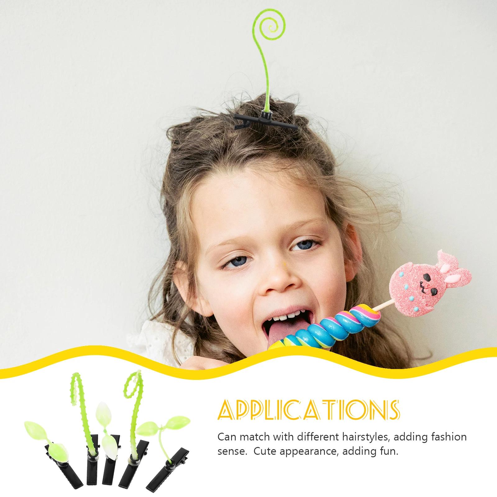 

40pcs Plant Hair Clips Mini Hairpins Cute Hair Accessories For Teens Curly Grass Barrettes Small Plant Clips Women