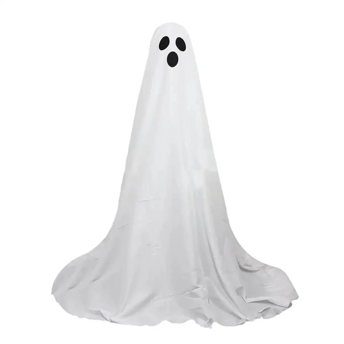 Halloween Ghost Light Up Creepy LED Light Standing White Ghost LED Lighted Decoration Giant Cute Ghosts for Holiday