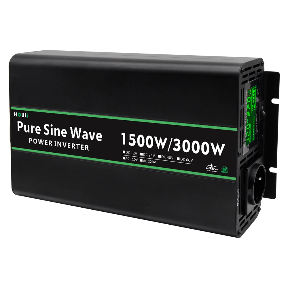 Power Inverter 3000 watt Pure Sine Wave Inverter 1000W 2000W 3000W 24V 12V 220V 3000W Inverter