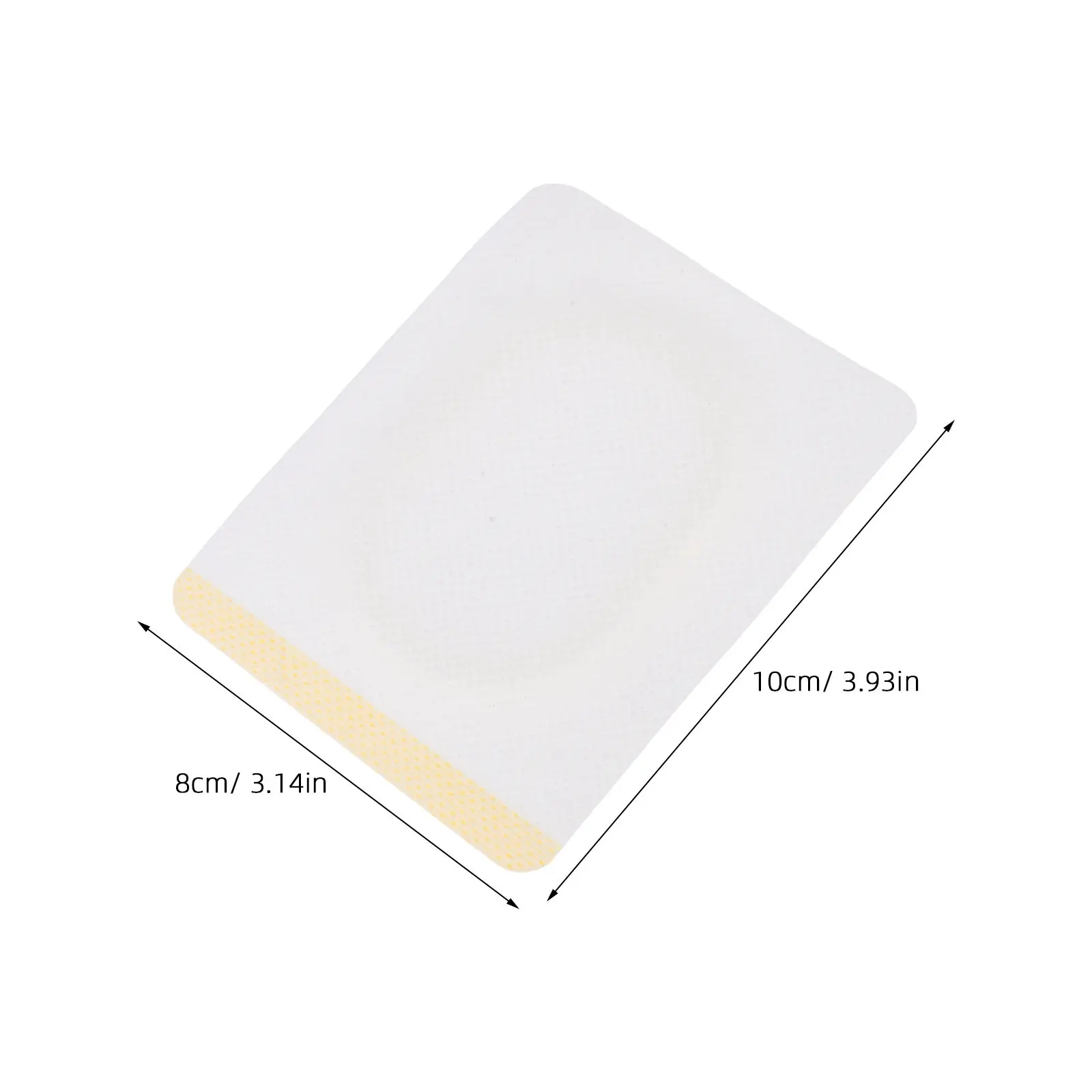 50Pcs Soft Spunlace Belly Button Patches Large Size Stable Adhesion Breathable Fabric Acupoint Stickers for Home Professional