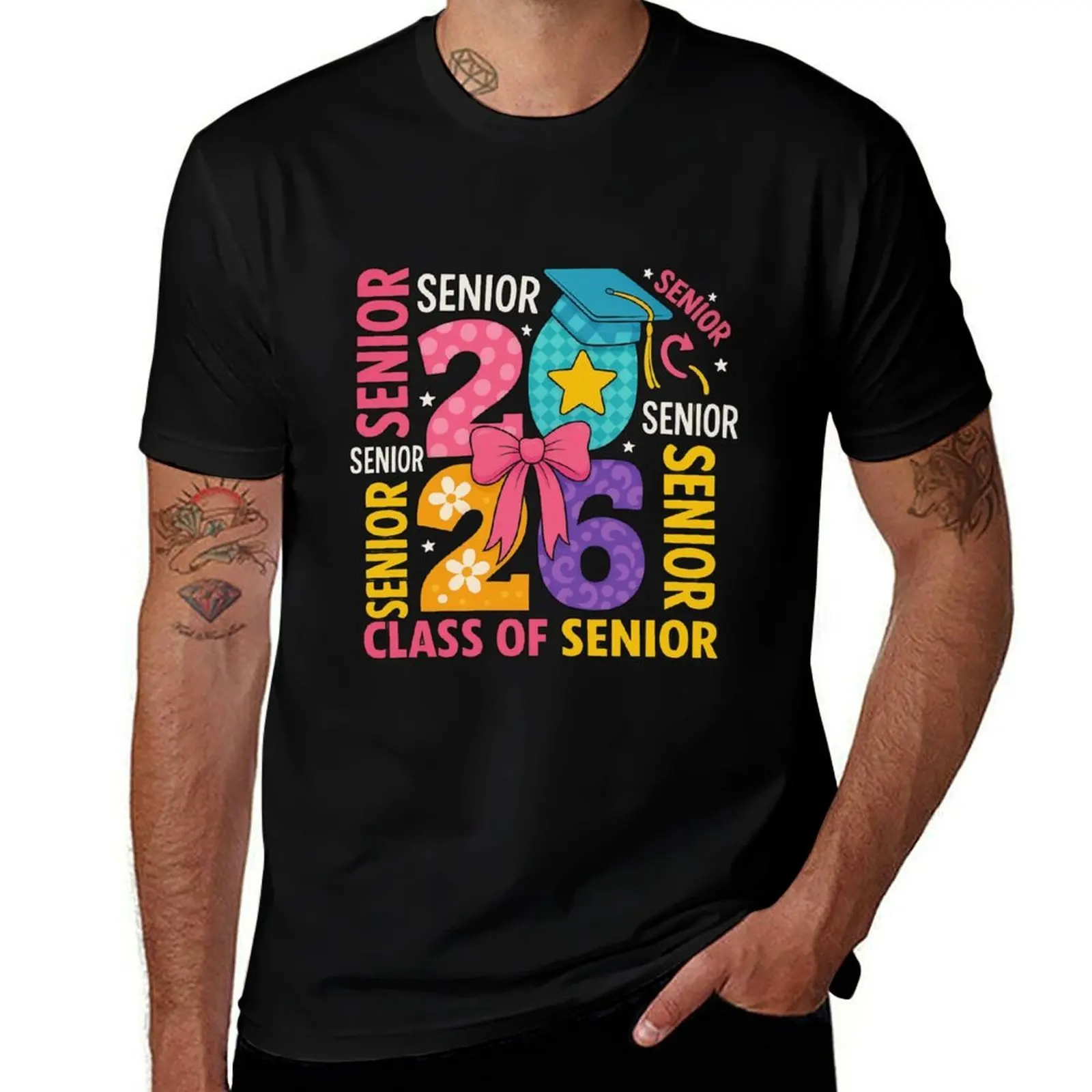 

Senior 2026 Retro Graduation Shirt for High School Seniors T-Shirt boys whites Aesthetic clothing sweat shirts, men