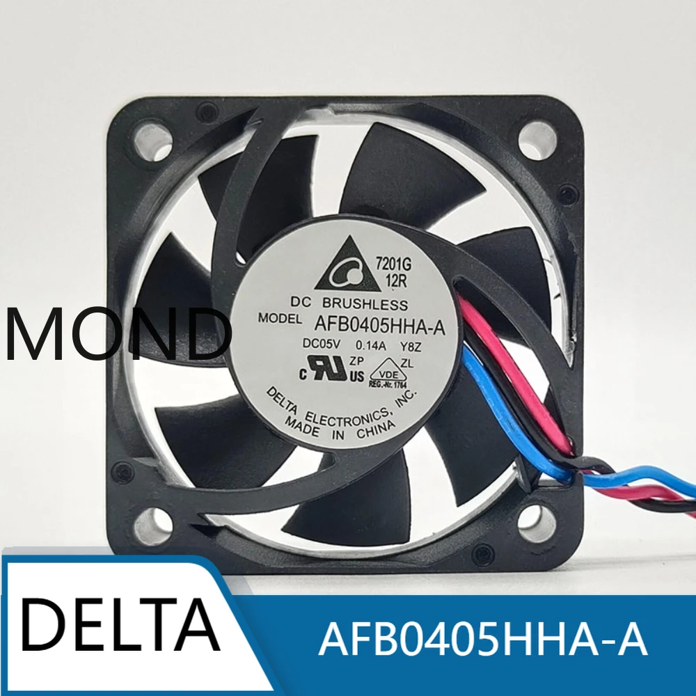 AFB0405HHA-A Delta 4010 3.3V 5V 0.14A 3-wire 4cm Fan 40 * 40 * 10MM Cooling Fan