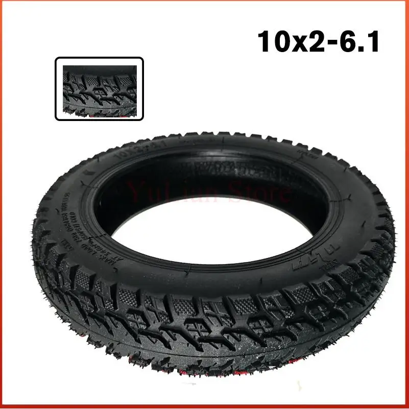 10 Inch 10x2-6.1 Tubeless Tyre Off-roads Tire FOR Xiao*mi M365 Electric Scooter Durable Wearproof Replaceable Scooter Accessorie