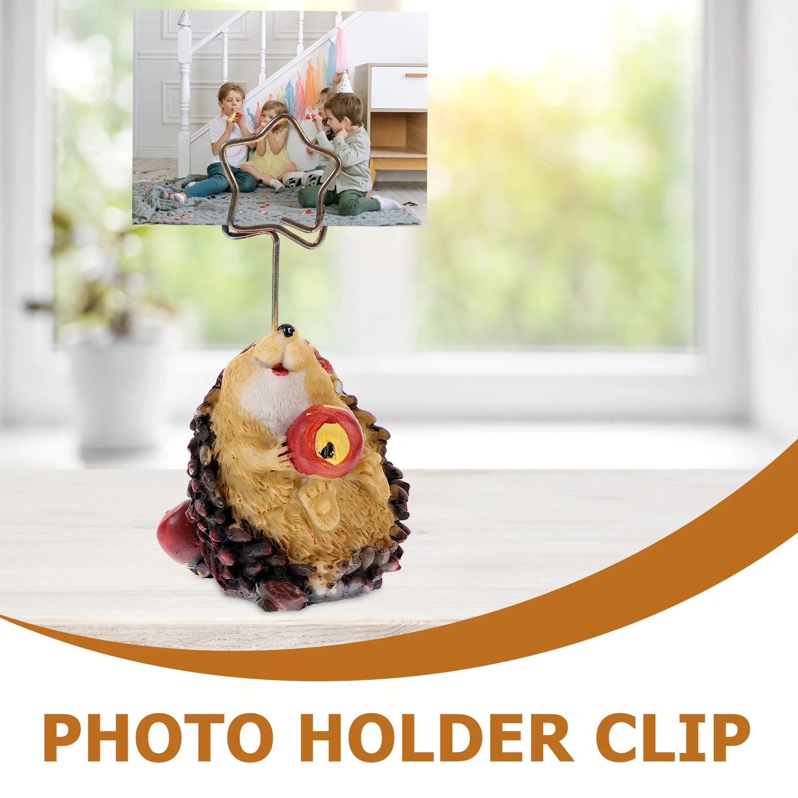 Little Hedgehog Notizhalter, Tischkartenhalter, Memo-Clip, The Animal Photo Number Business Display