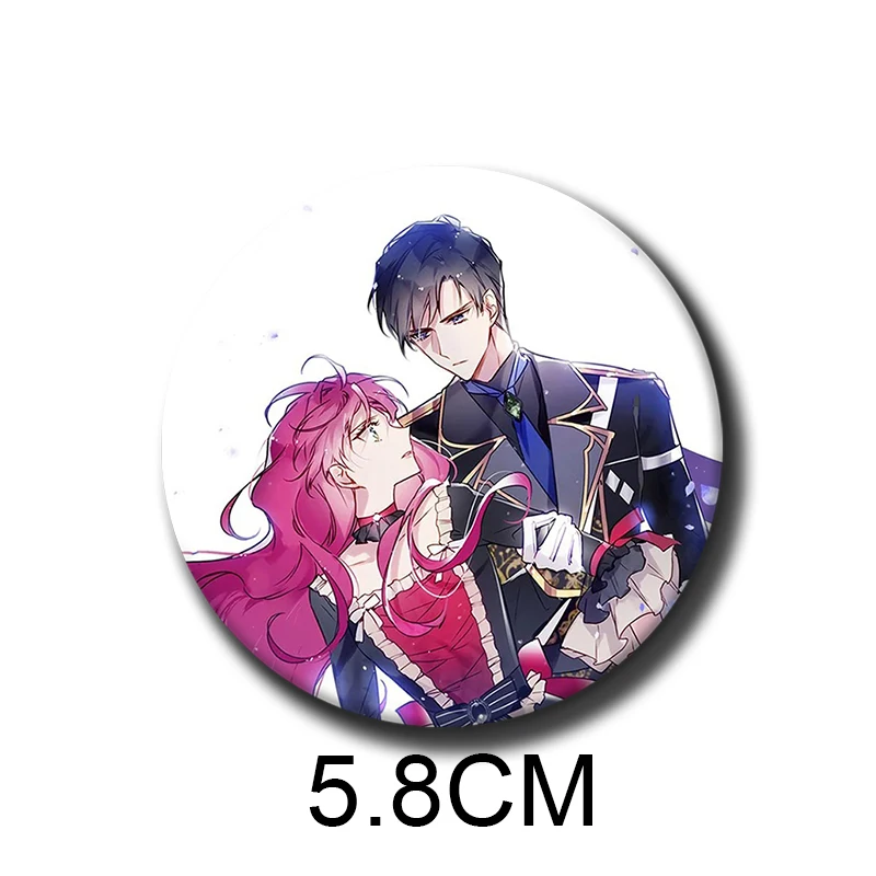 SUOL Death Is The Only Ending For The Villainess Cosplay Badge Anime Brooch Pin Accessories For Clothes Backpack Decoration gift