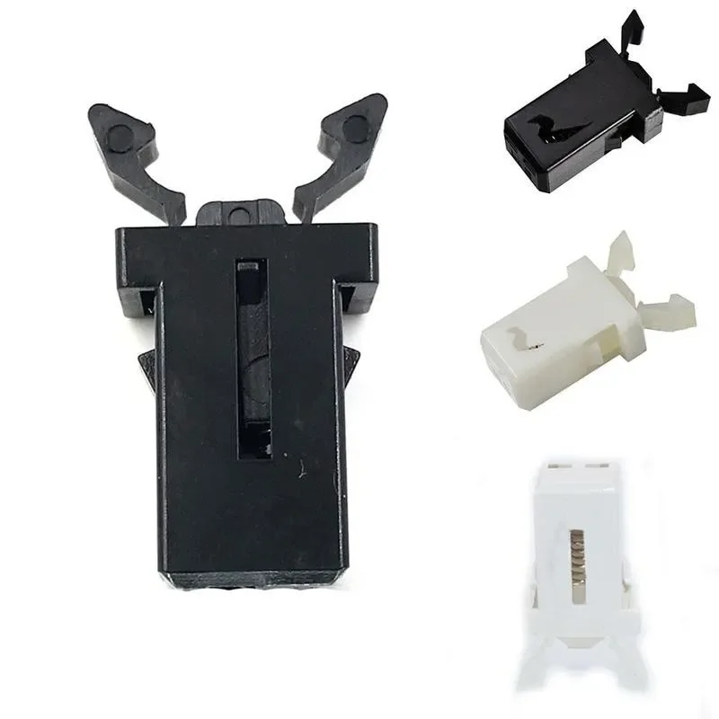 

1pcs Trash Can Plastic Lock Self-locking Switch Replacement Bin Clip Catch Compatible Lid Repair Latch Toilet Lid Switch