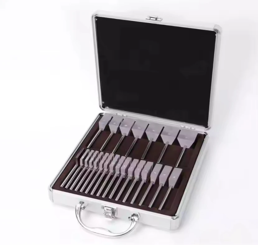 22‑Piece Handheld Prism Block Set, Optometry Inspection Kit for Clinical Vision Test