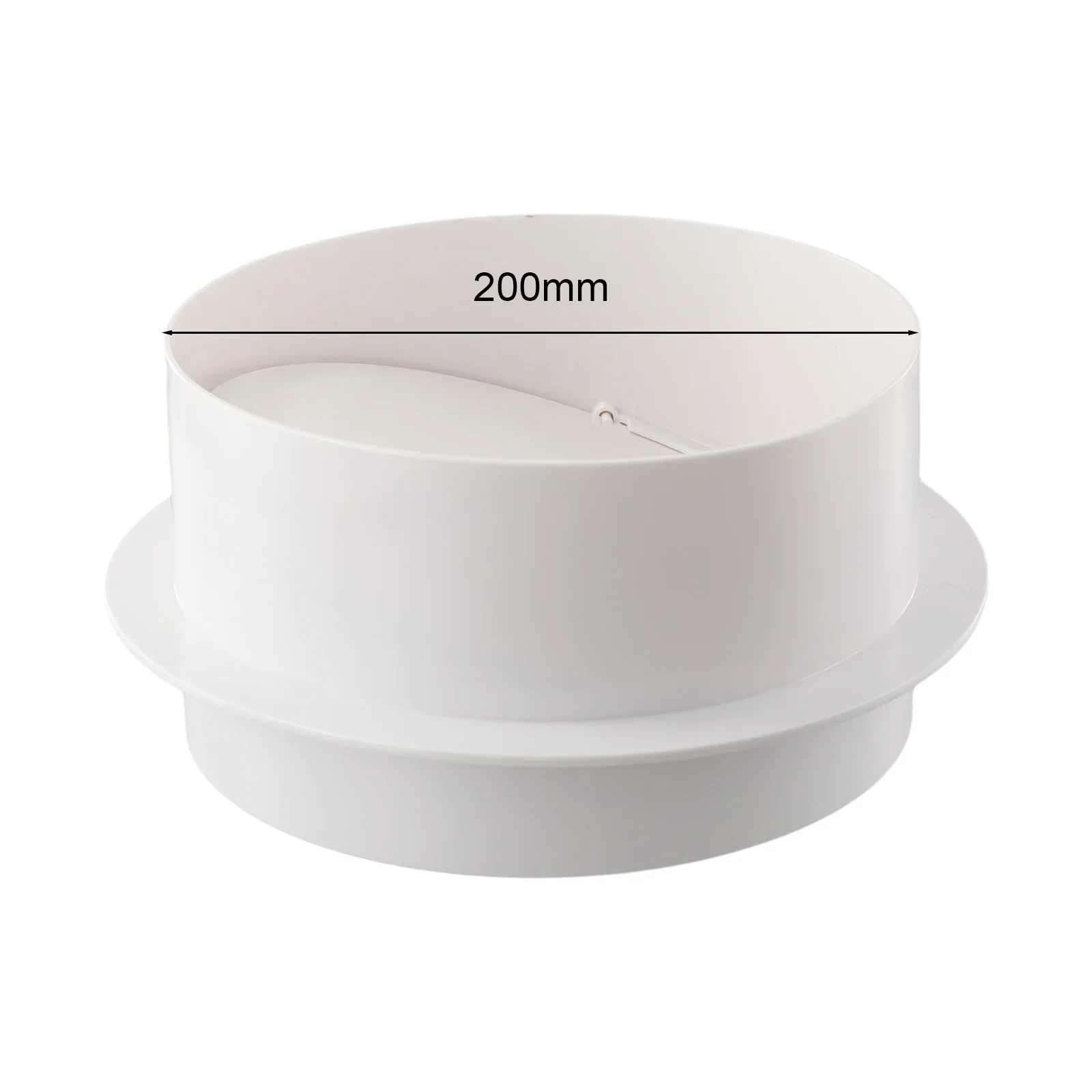 Check Valve Ventilation Pipe ABS Air Duct Control 80-200mm Ducting Connector Exhaust Fan Pipe Home Improvement High Quality New